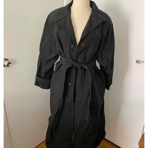 Misty Harbor Black Rain Trench Size Medium/Large